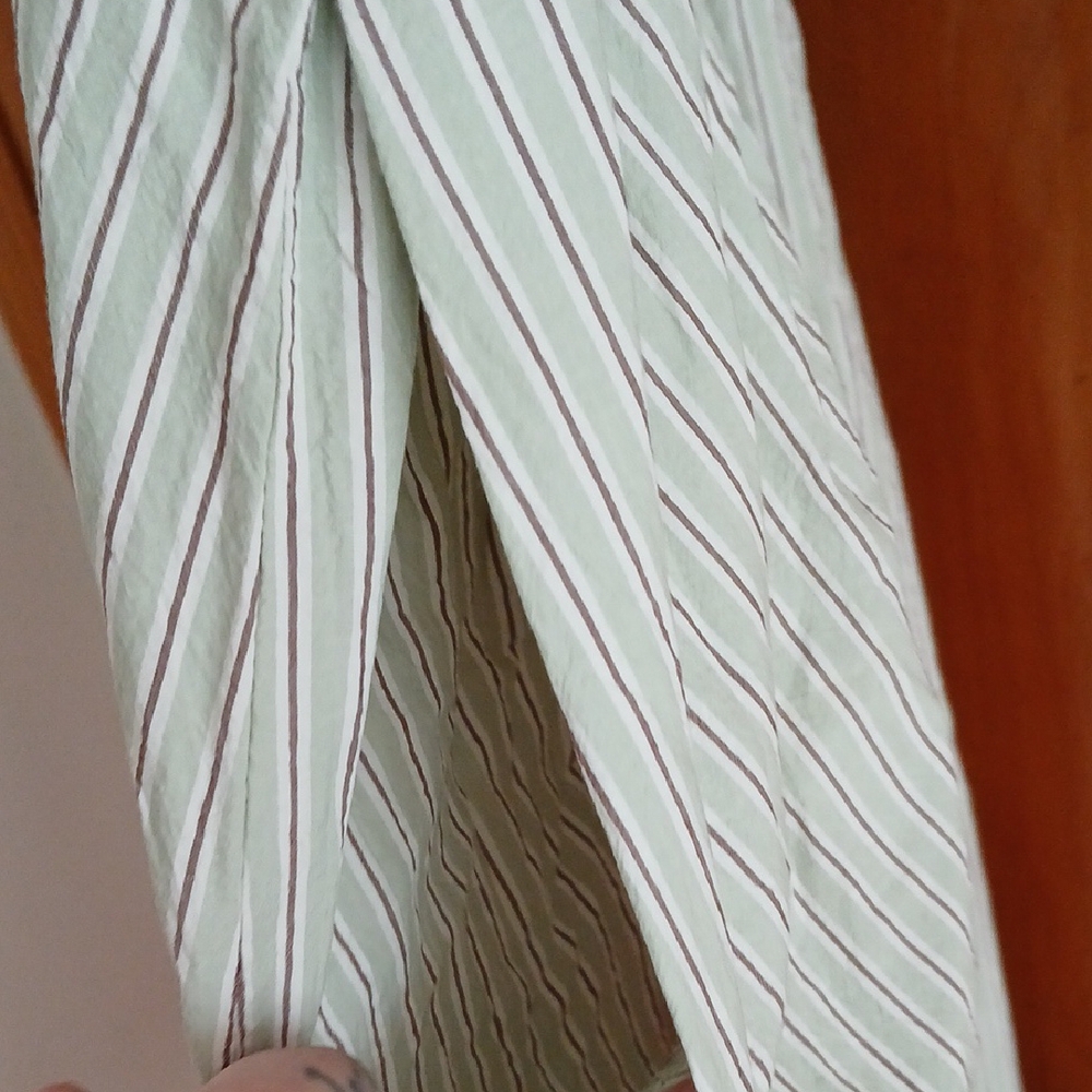 Madewell Cream and Brown Textured Blouse - Picture 5 of 7